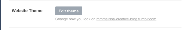Edit Tumblr Blog Theme